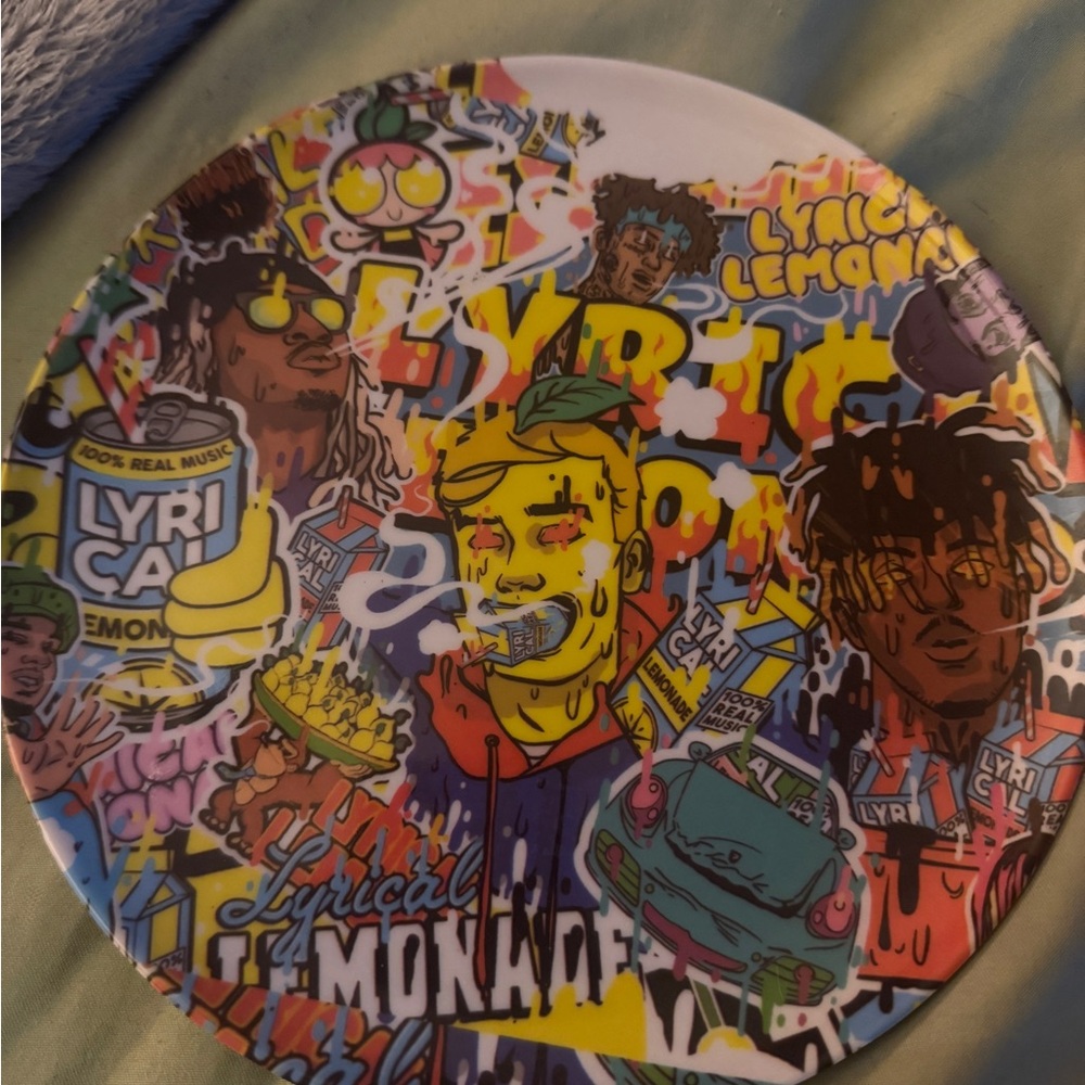 Colorful Lyrical Lemonade Plate/Limited Edition Smoke Tray